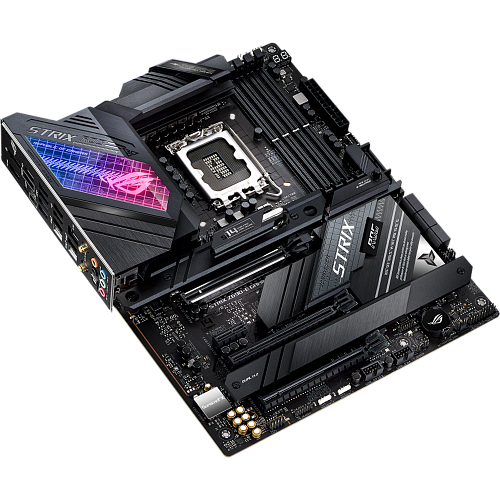 Материнская плата ASUS ROG Strix Z690-E Gaming WiFi Z690 Socket-1700 4xDDR5, 6xSATA3, RAID, 3xM.2, 3xPCI-E16x, 6xUSB3.2, 2xUSB3.2 Type C, DP, HDMI, WiFi, 2.5Glan, ATX