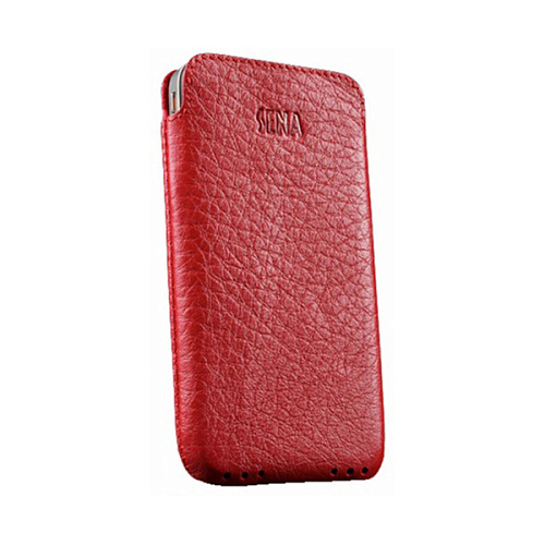 Чехол для iPhone 4/iPhone 4S Sena UltraSlim Pouch кожаный красный 156106