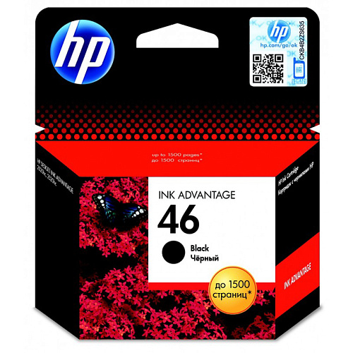 Картридж HP CZ637AE №46 Black для DJ IA DJ2520 2020