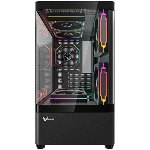 Корпус MicroATX Minitower Formula Crystal U1M Floe Black
