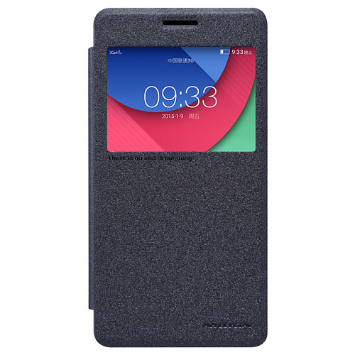 Чехол для Lenovo Vibe P1 mini P1MA40 Nillkin Sparkle Leather Case, черный 
