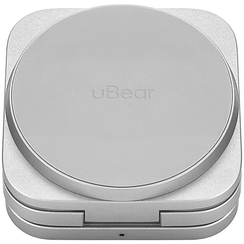 Беспроводная зарядная панель 3 в 1 Для IPhone, Apple Watch, Airpods uBear Balance Slim Qi2.2 35W Silver