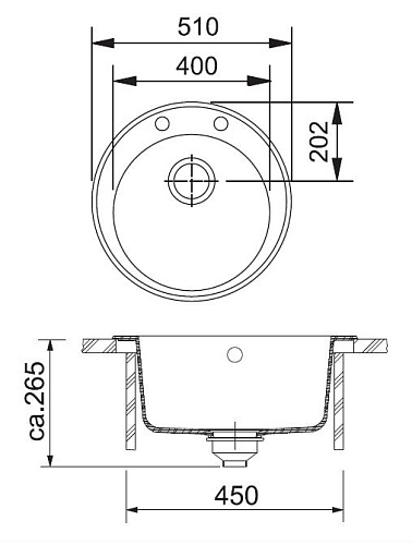 Кухонная мойка Franke ROG 610-41, шок.олад 114.0263.237