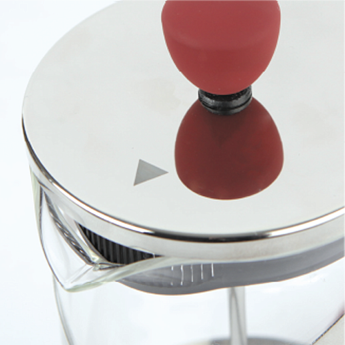 Френч-пресс Rondell Crystal Red RDS-936, 0,8 л.