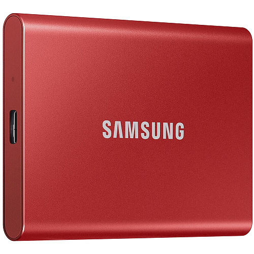 Внешний SSD-накопитель 500Gb Samsung T7 MU-PC500R/WW (SSD) USB 3.2 Type C Красный