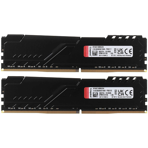 Модуль памяти DIMM 64Gb 2х32Gb DDR4 PC25600 3200MHz Kingston Fury Renegade Black (KF432C16RB2K2/64)