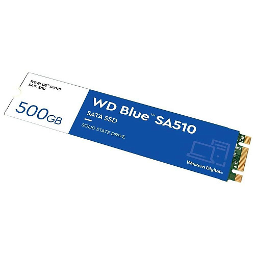 Внутренний SSD-накопитель 500Gb Western Digital Blue (WDS500G3B0B) M.2 2280 SATA3