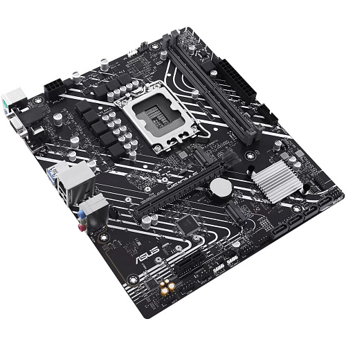 Материнская плата ASUS Prime H610M-E-CSM H610 Socket-1700 2xDDR5, 4xSATA3, 2xM.2, 1xPCI-E16x, 2xUSB3.2, D-Sub, DP, HDMI, Glan, mATX