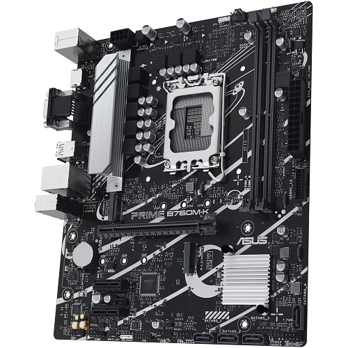 Материнская плата ASUS Prime B760M-K B760 Socket-1700 2xDDR5, 4xSATA3, RAID, 2xM.2, 1xPCI-E16x, 4xUSB3.2, D-Sub, HDMI, 2,5Glan, mATX
