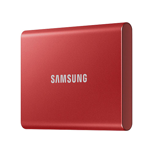 Внешний SSD-накопитель 500Gb Samsung T7 MU-PC500R/WW (SSD) USB 3.2 Type C Красный