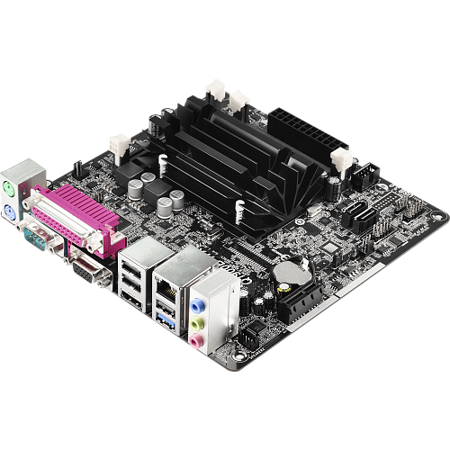 Материнская плата ASRock Q1900B-ITX Intel Celeron J1900, 2xDDR3 SO-DIMM GLan, mini-ITX Ret 