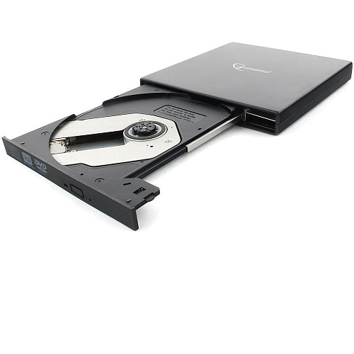 Внешний привод DVD-RW Gembird DVD-USB-02 DVD±R/±RW USB2.0 Black