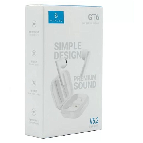 Bluetooth гарнитура Haylou GT6 White