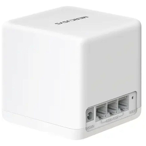 Беспроводной маршрутизатор Mercusys Halo H60X(3-pack) AX1500, Wi-Fi 6 802.11ax 1501Мбит/с, 2.4+5ГГц, 3xGLAN, 3xGWAN белый