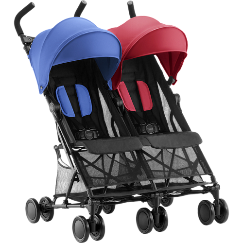 Коляска для двойни Britax Holiday Double Stroller Red/Blue mix