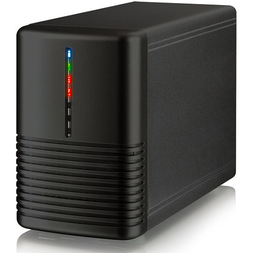 Корпус 2х3.5" IconBIT i-Stor iS602, SATA -- USB2.0, eSATA