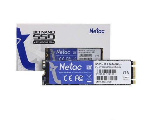 Внутренний SSD-накопитель 1024Gb Netac N535N NT01N535N-001T-N8X M.2 2280 SATA3 УЦЕНКА