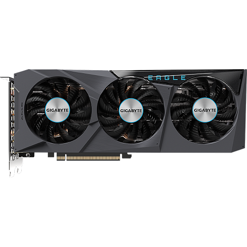 Видеокарта Gigabyte GeForce RTX 3070 8192Mb, Eagle 8G (GV-N3070EAGLE-8GD LHR) 2xHDMI, 2xDP, Ret