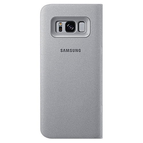 Чехол для Samsung Galaxy S8 SM-G950 LED View Cover, серебристый