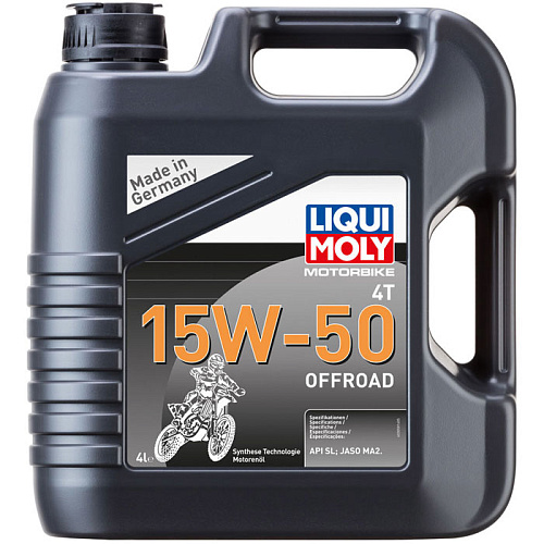 Масло моторное Motorbike 4T 15W-50 Offroad Liqui Moly 3058 4л