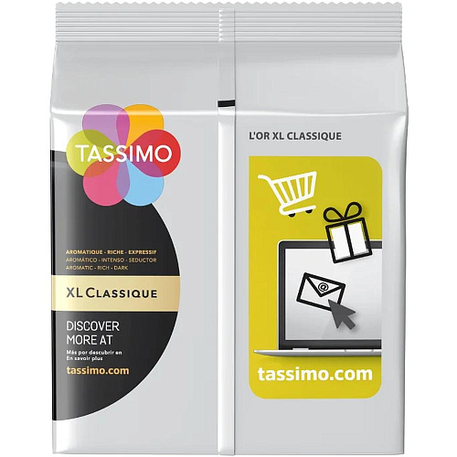 Капсулы для кофемашин Tassimo L’or Xl Classique 16 шт