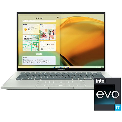 Ноутбук ASUS Zenbook 14 UX3402VA-KP309 Core i5 1340P/16Gb/512Gb SSD/14" WQXGA/NO OS Silver УЦЕНКА
