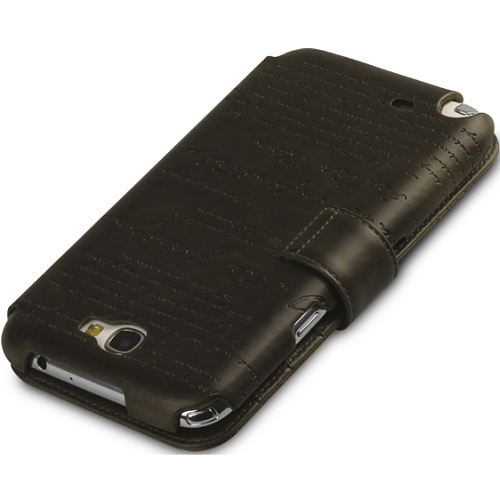 Чехол для Samsung Galaxy Note II N7100 Zenus Case Masstige Lettering Diary Khaki
