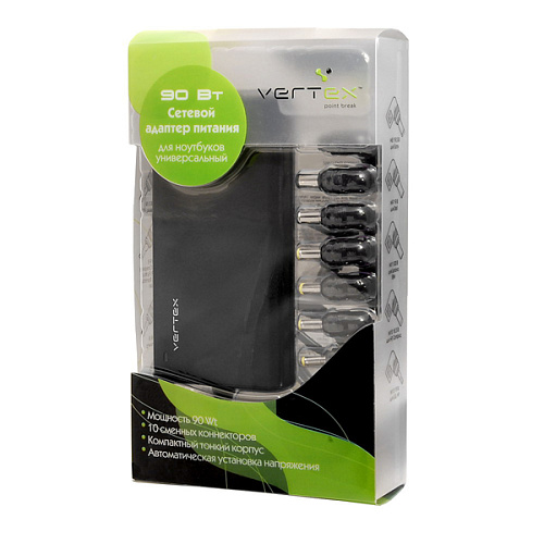 Адаптер питания от сети Vertex PA-3900-Z для ноутбуков 90W, 15-20V