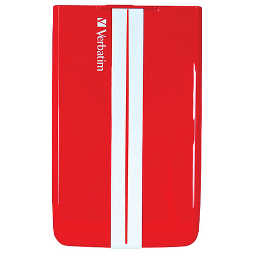 Внешний жесткий диск 2.5" 1000Gb Verbatim 53082 USB3.0 5400rpm GT SuperSpeed Red-White
