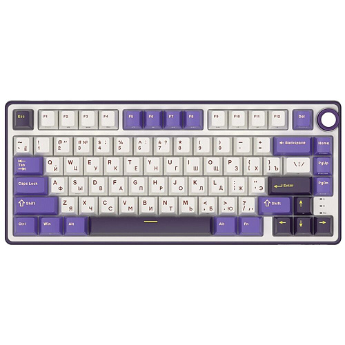 Клавиатура Royal Kludge R75 (RK Silver Switch) RGB (русская раскладка) Blackberry