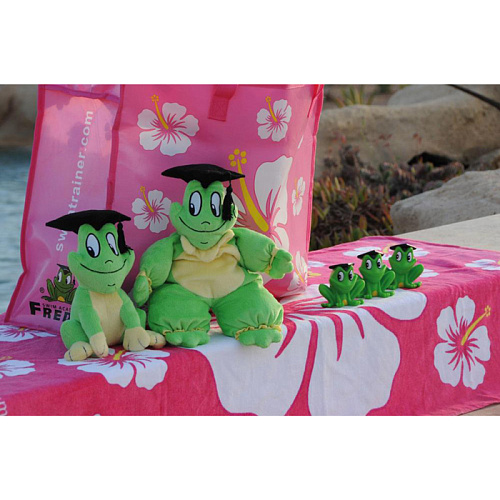 Пляжное полотенце Freds Swim Academy Гибискус 70x140 см