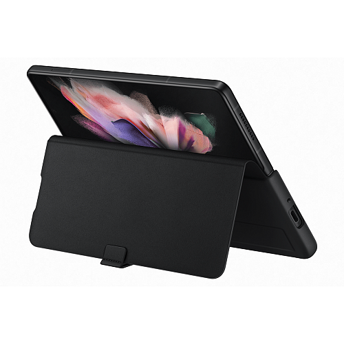 Чехол для Samsung Galaxy Z Fold3 Leather Flip Cover чёрный
