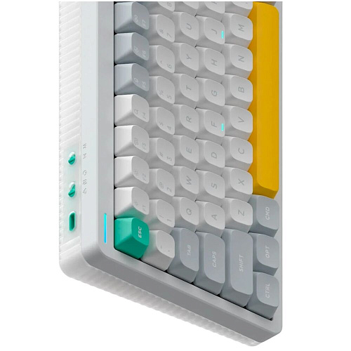 Клавиатура беспроводная Nuphy Halo75 V2 Wireless (Lemon Switch) RGB (русская раскладка) White