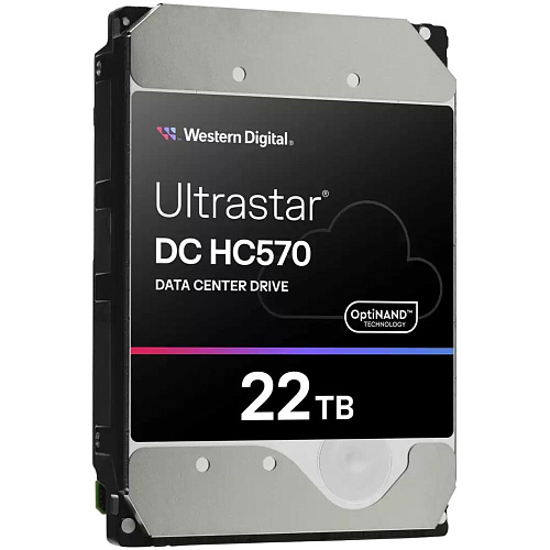 Внутренний жесткий диск 3,5" 22Tb WD (WUH722222ALE6L4 0F48155) 512Mb 7200rpm SATA3 Ultrastar DC HC570