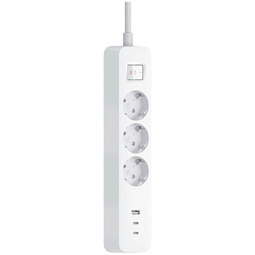 Сетевой фильтр Xiaomi 20W Power Strip (2C1A) 1м. 3 розетки USB-A + 2xUSB-C