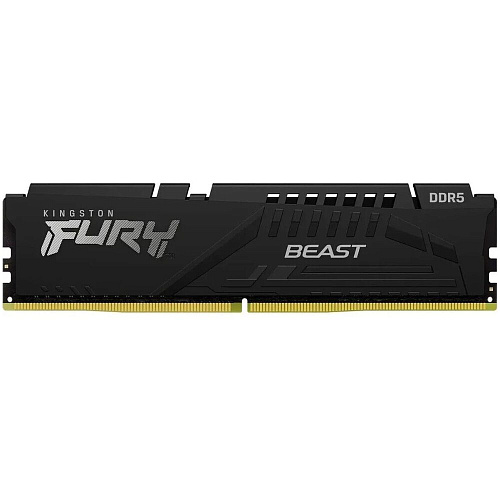 Модуль памяти DIMM 16Gb DDR5 PC48000 6000MHz Kingston Fury Beast RGB Black (KF560C36BBE2-16)