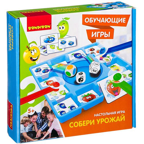 Обучающая игра Bondibon "Собери урожай" ВВ2416