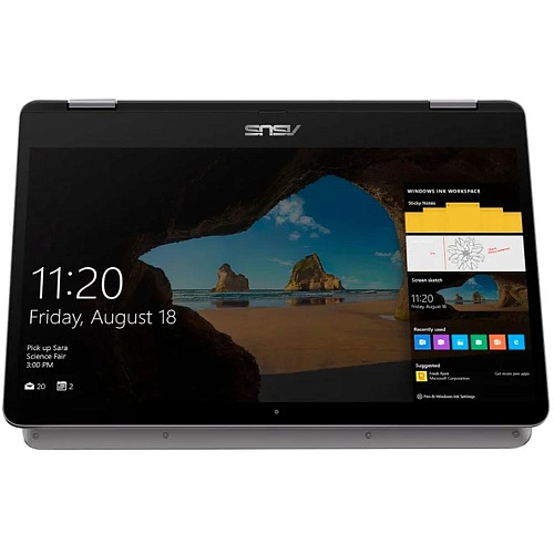 Ноутбук ASUS VivoBook Flip 14 TP401MA-BZ261T Celeron N4020/4Gb/128Gb SSD/14" HDTouch/Win10 Grey