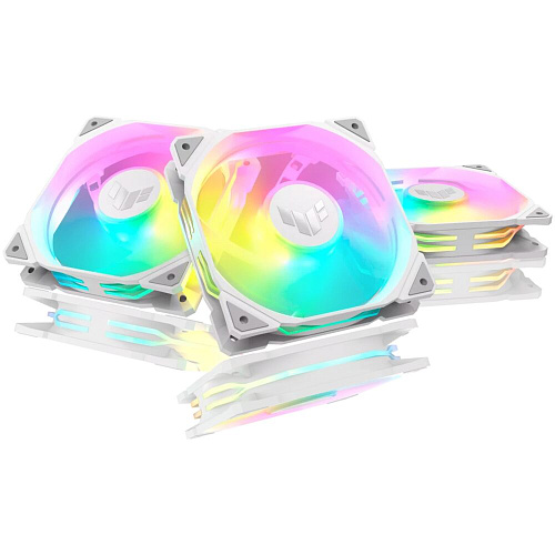 Вентилятор 120x120 ASUS TUF Gaming TR120 FAN ARGB White 3in1 3-pack (90DA0093-B09020) Ret