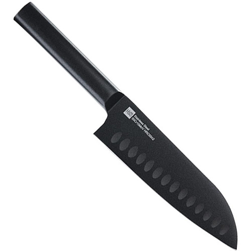 Xiaomi Huo Hou Heat Cool Black Non-stick, 4 ножа и подставка.