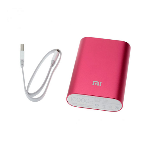 Внешний аккумулятор Xiaomi 10000 mAh, розовый