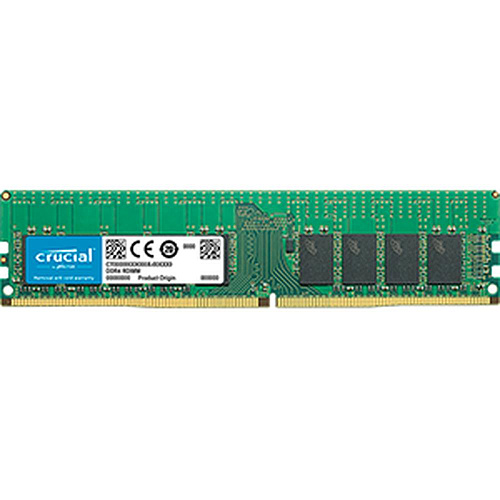 Модуль памяти DIMM 16Gb DDR4 PC19200 2400MHz Crucial (CT16G4RFS4266) ECC Reg