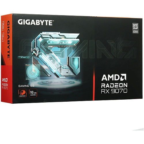 Видеокарта Gigabyte 16384Mb RX 9070 Gaming 16Gb (GV-R9070GAMING-16GD) 3xDP, 1xHDMI, Ret