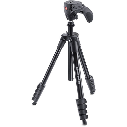 Штатив Manfrotto Compact Action MKCOMPACTACN-BK Black с фото-видеоголовкой