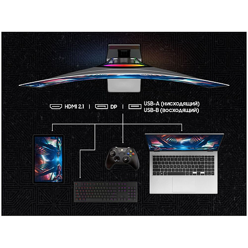 Монитор 34" Samsung Odyssey G8 LS34DG852SIXCI OLED 3440x1440 0.03ms HDMI, DisplayPort