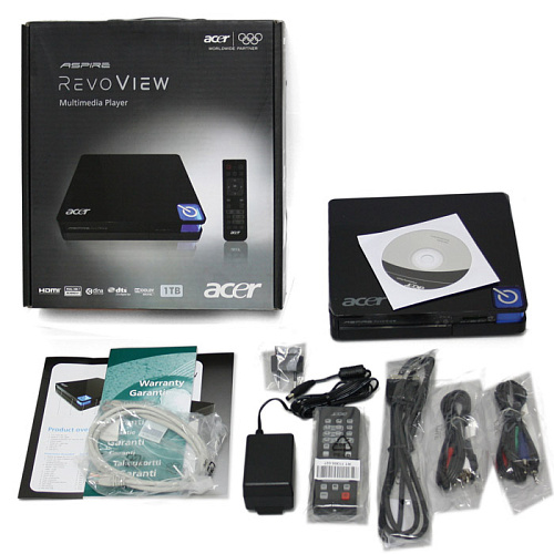 Медиаплеер Acer Aspire RV100, 1000Gb, HDMI, USB, LAN