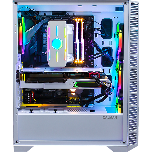 Корпус ATX Miditower Zalman Z3 Iceberg White