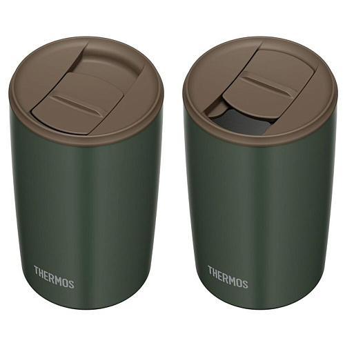 THERMOS Термокружка JDP-401 FG, хаки, 0,4 л.