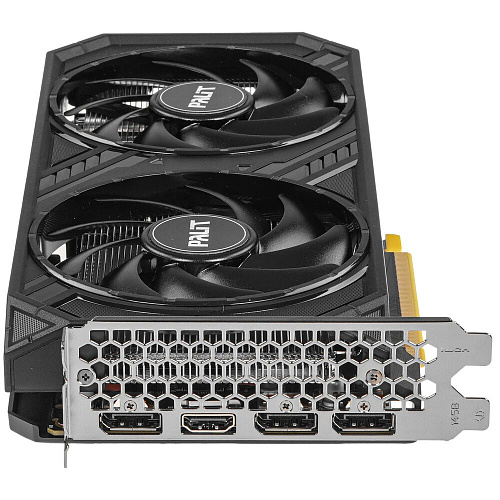 Видеокарта Palit GeForce RTX 4060 8192Mb, Dual OC 8G (NE64060T19P1-1070D) 1xHDMI, 3xDP, Ret