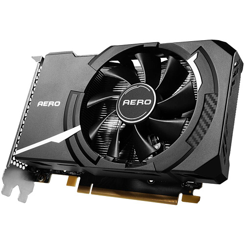 Видеокарта MSI GeForce RTX 3050 8192Mb, Aero ITX 8G OC (RTX 3050 AERO ITX 8G OCV1) DVI-D, HDMI, DP, Ret